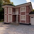 Фасадная система АМК Кирпич Микс 410 Фасадная система АМК Кирпич Микс 410